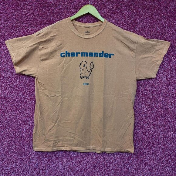 Charmander Evolutions Game Freak Pokemon Anime T-Shirt L - Picture 2 of 4